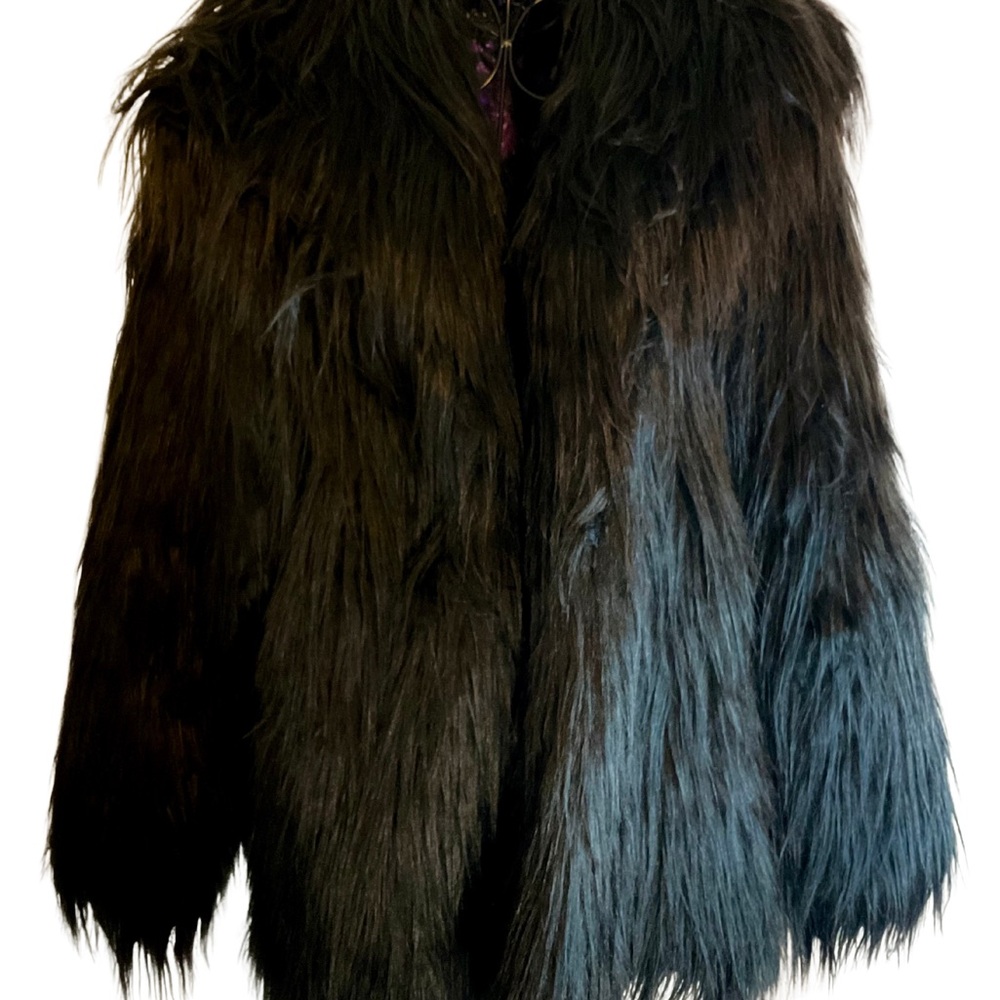 Doll’s Kill Widow Full Faux Fur Coat Size S/M NWT
